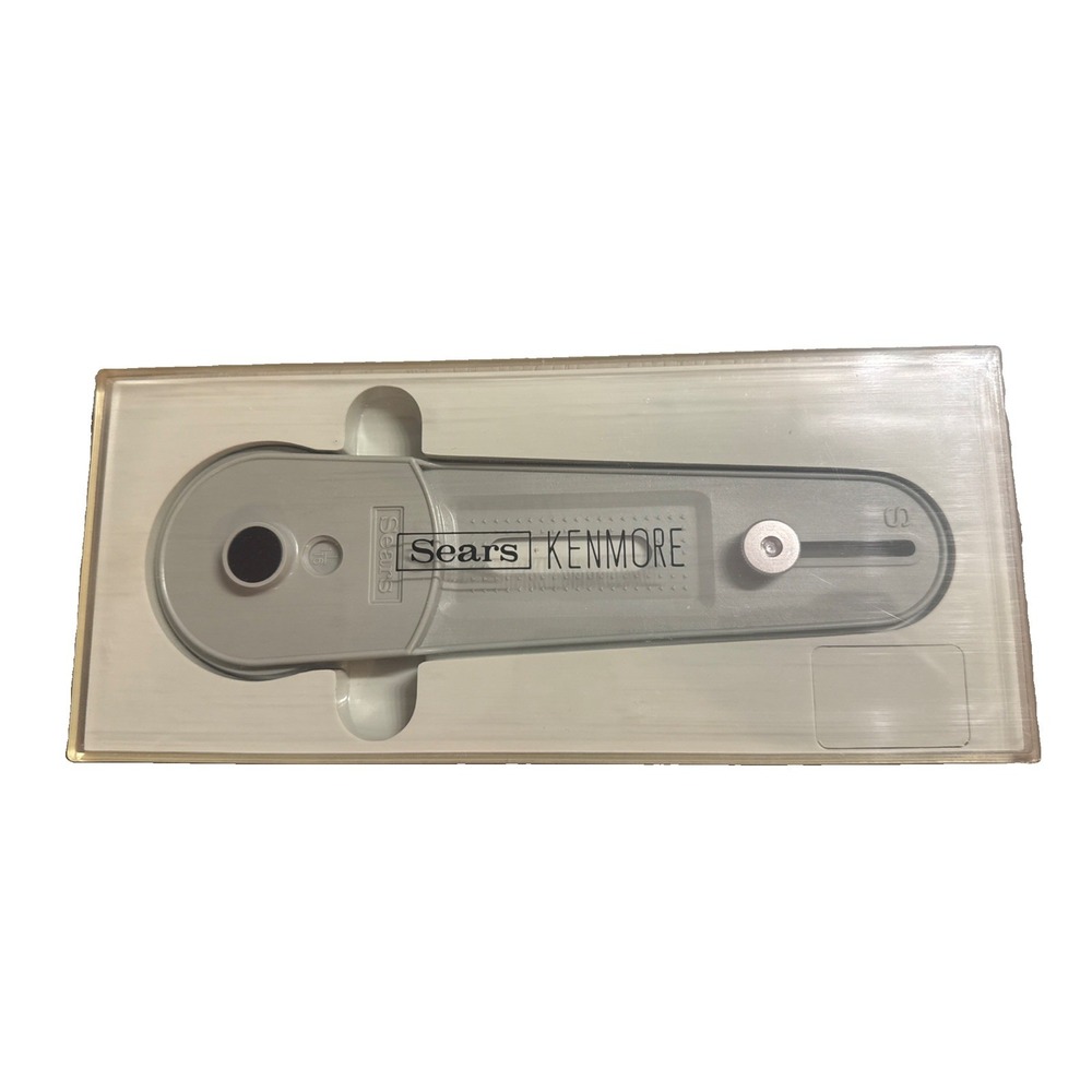 Sears Kenmore Buttonholer Guide Plate Plastic Sewing Machine Attachment w/ Case‎